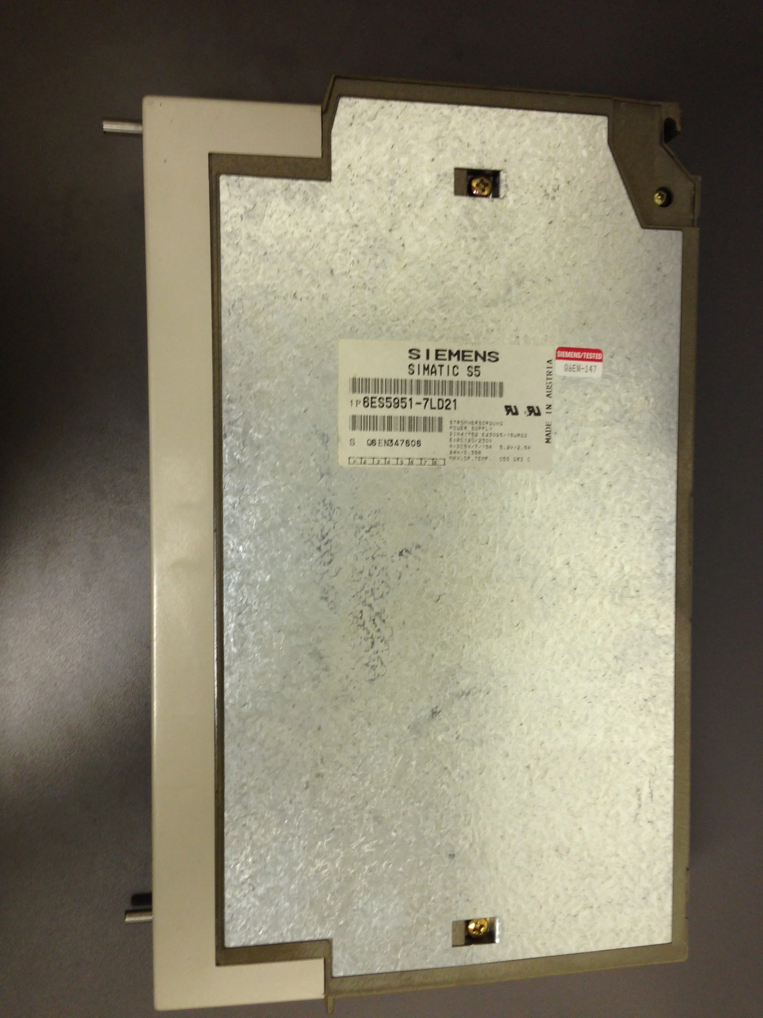 Siemens S5-115U 6ES5 951 7LD21 — LT Software Solutions